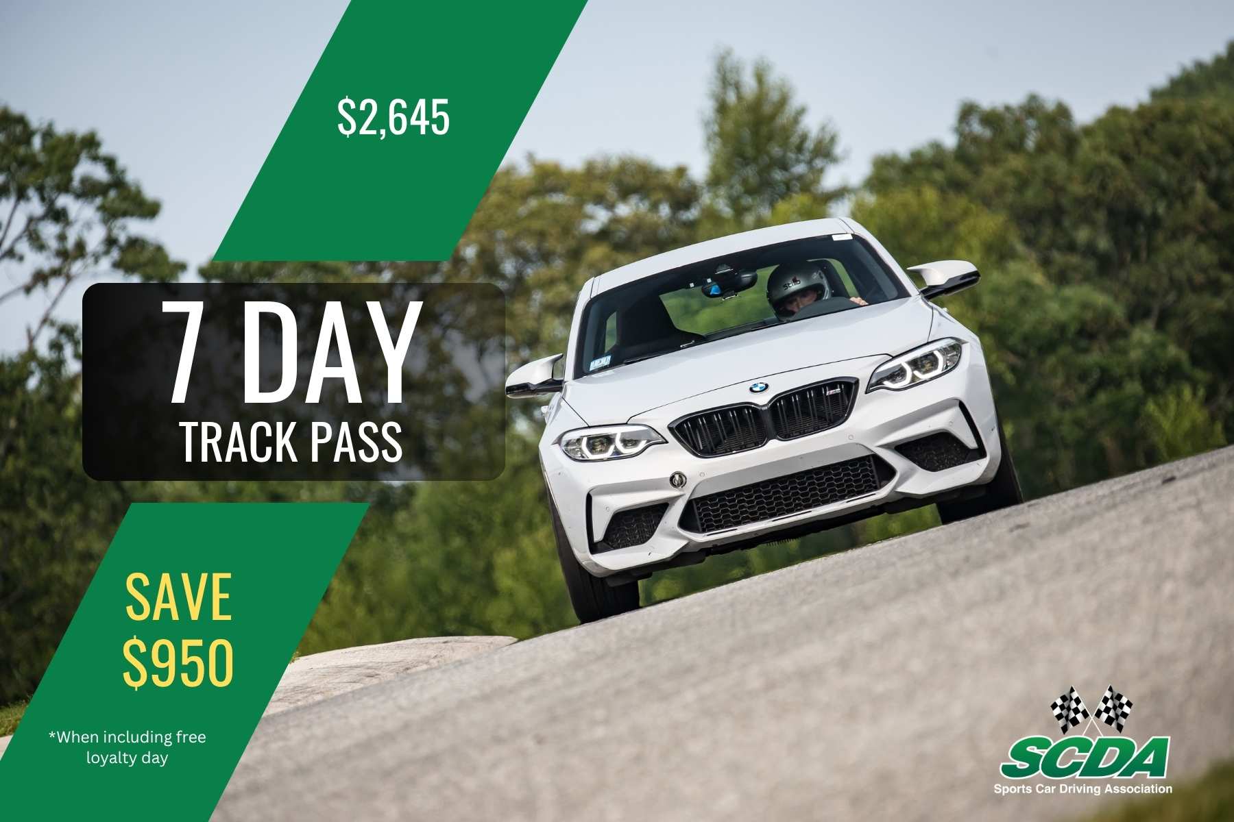 SCDA- 7 Day Track Pass- Pick any 7 event days image 0