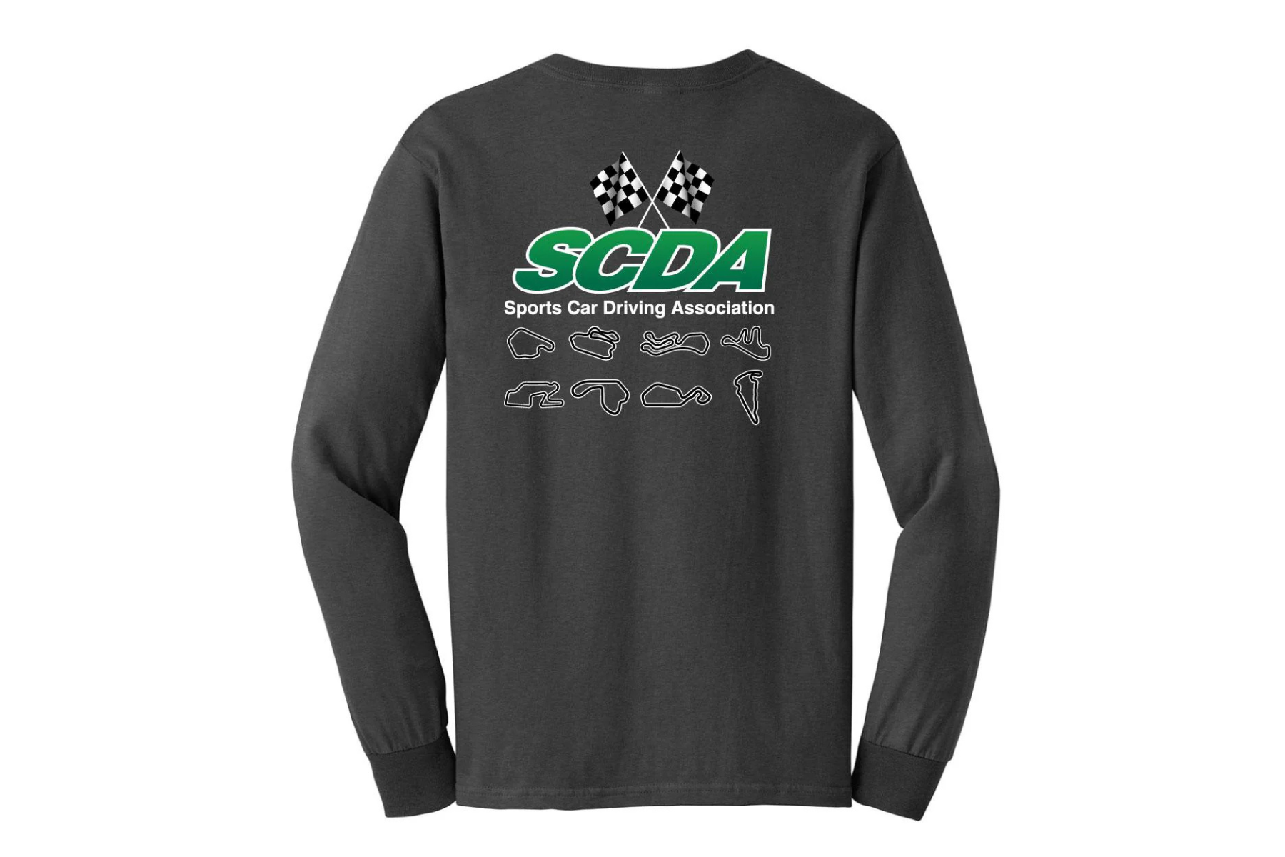 SCDA Long Sleeve Shirts w/ Track Outline