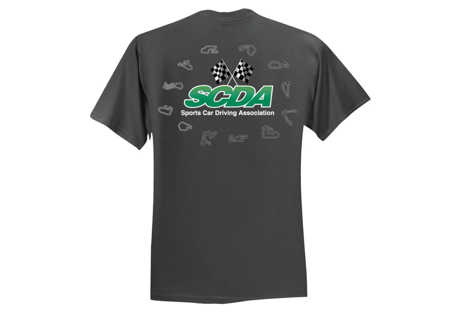 SCDA Short Sleeve Shirts w/ Track Outline