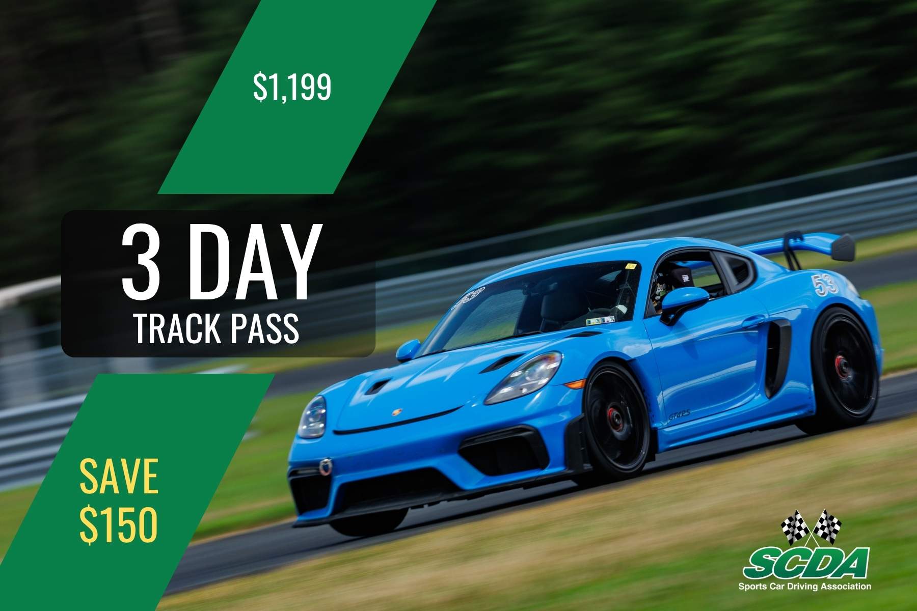 SCDA- 3 Day Track Pass- Pick any 3 event days image 0