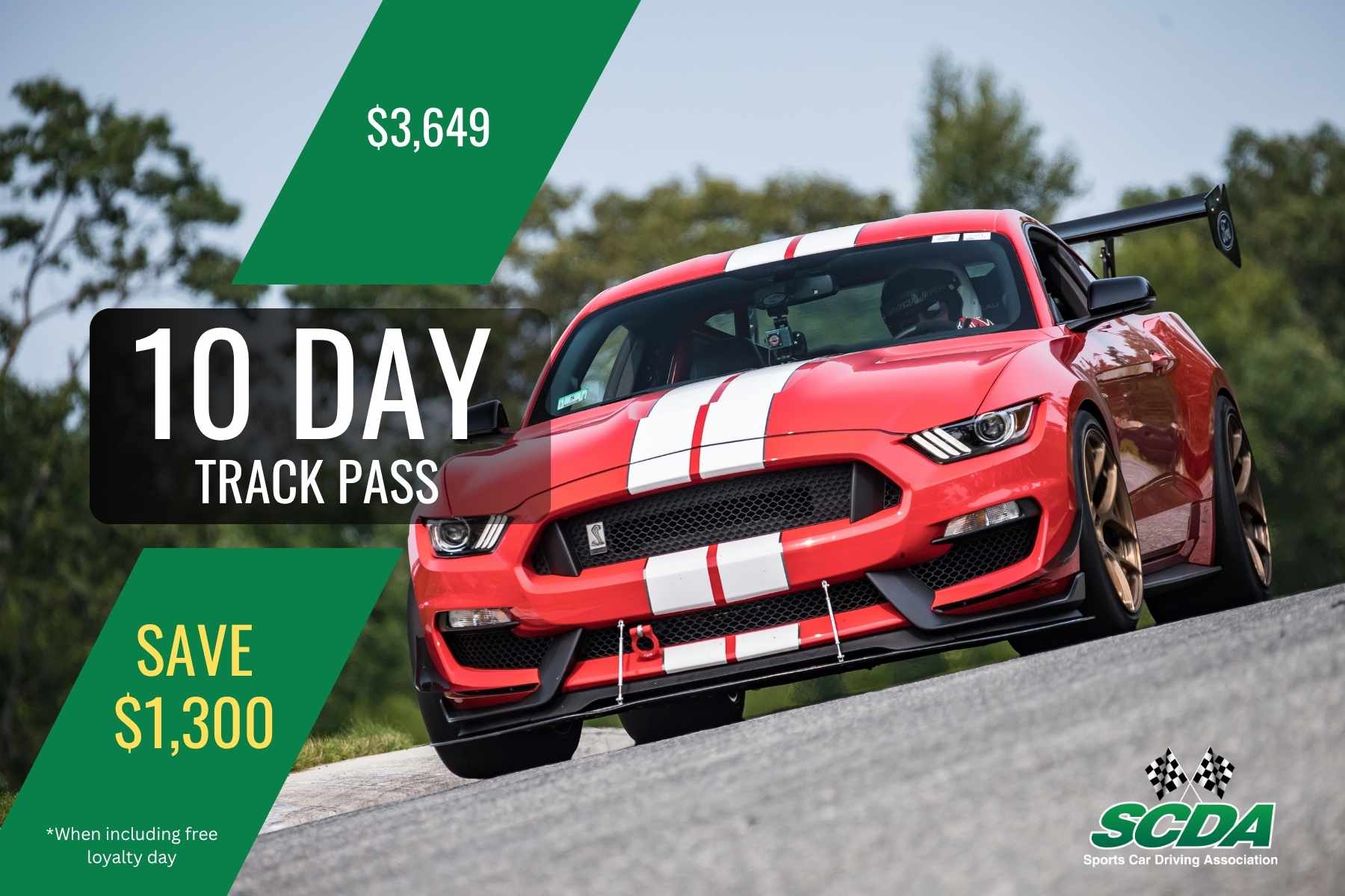 SCDA- 10 Day Track Pass- Pick any 10 event days image 0