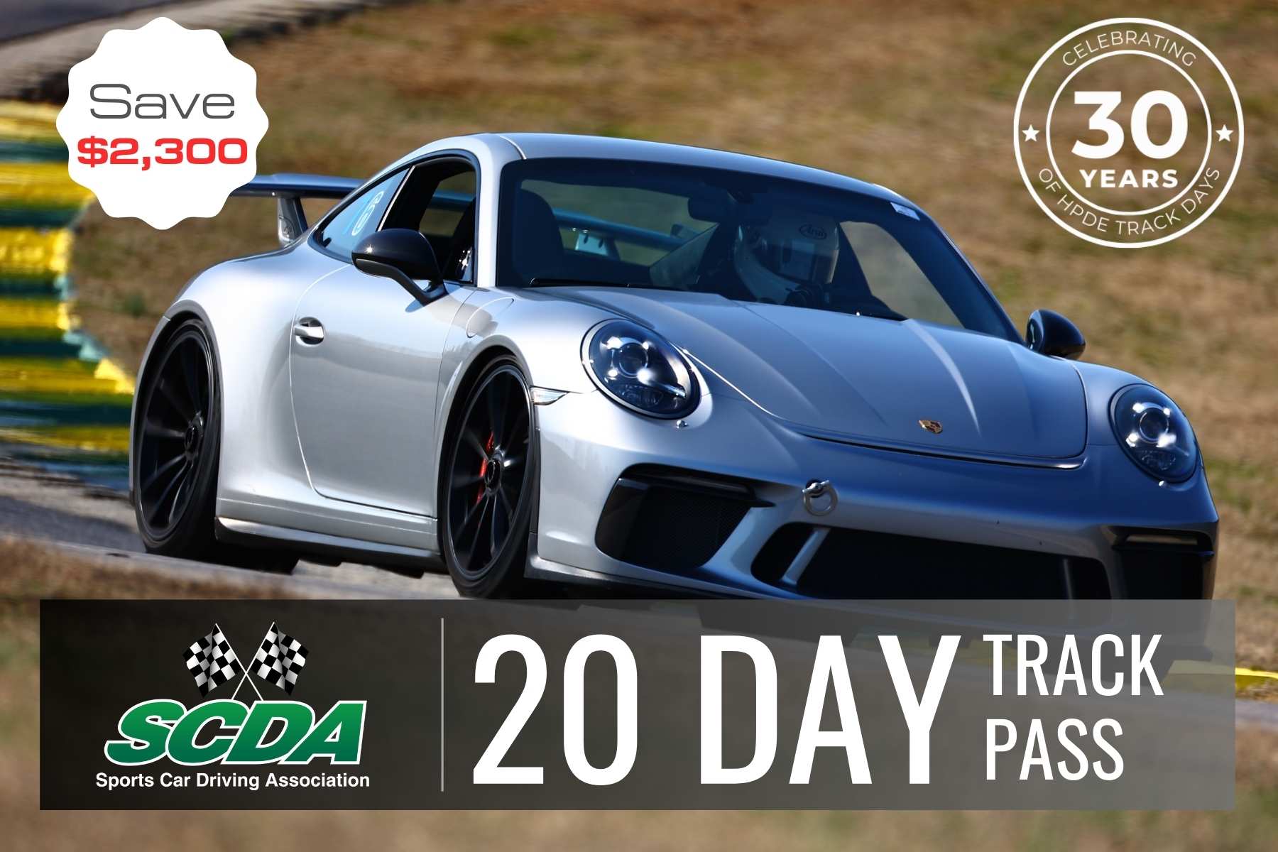 SCDA- 20 Day Track Pass- Pick any 20 event days image 0